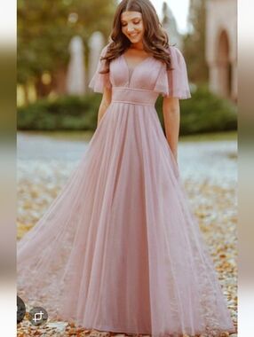 NWTPlum Full Length Dress W Sparkles. Sz.L
